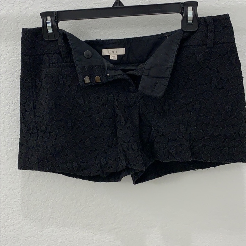 Loft black shorts
